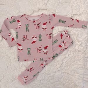 Santa reindeer and elf pajamas